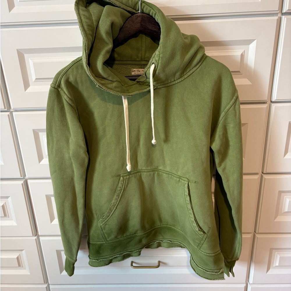 We The Free Olive Green Hooded Sweatshirt